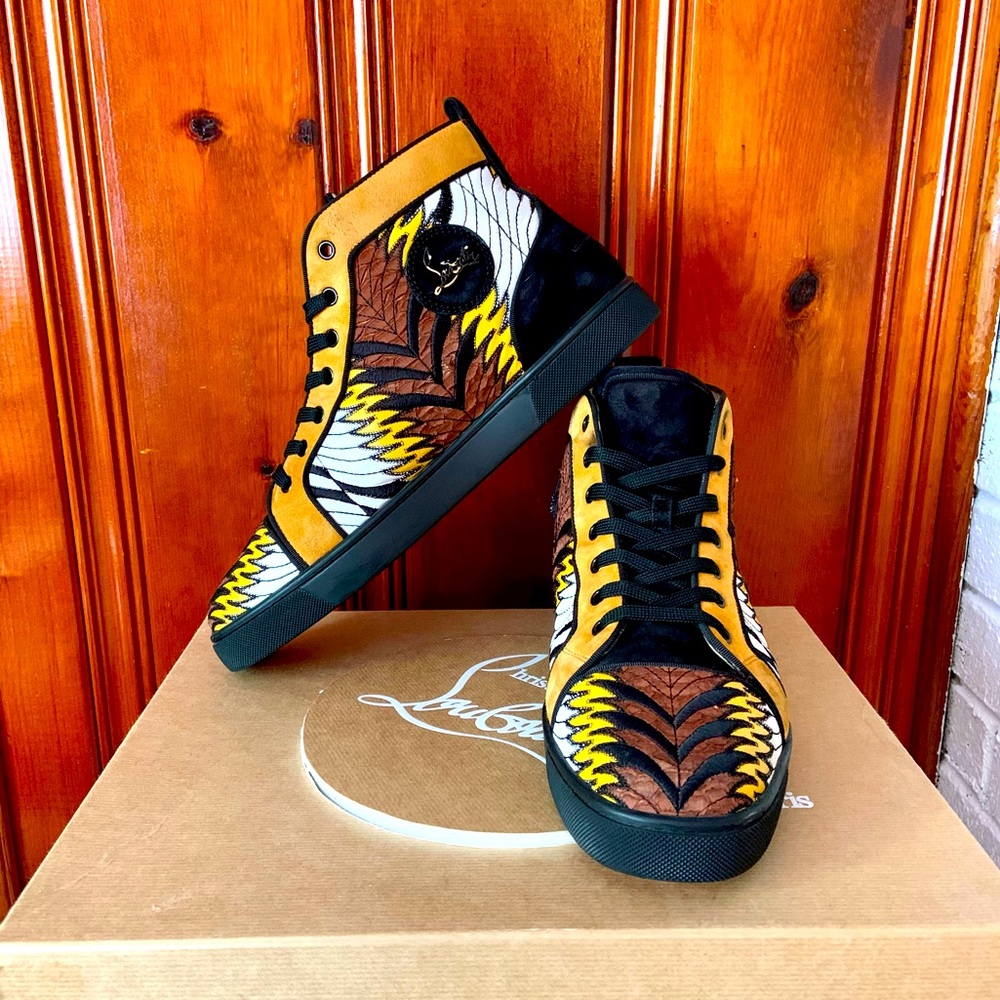 Christian Louboutin Louis Orlato Watersnake EU 43
